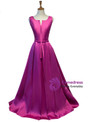 In Stock:Ship in 48 hours  Satin Sleeveless Floor-length