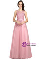 In Stock:Ship in 48 hours Pink Lace Beading Scoop Sleeveless