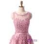 In Stock:Ship in 48 hours Lace Short Evening Dresses Embroidery with Beaded