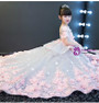 Ball Gown Short Sleeve Backless Appliques Flower Girl Dress