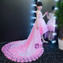 In Stock:Ship in 48 hours Pink Hi Lo Tulle Princess Flower Girl Dress