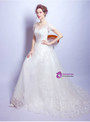In Stock:Ship in 48 hours White Tulle Lace Wedding Dress