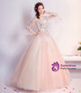 In Stock:Ship in 48 hours Ball Gown Pink Tulle Wedding Dress
