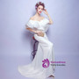 In Stock:Ship in 48 hours Mermaid Off The Shoulder Wedding Dress