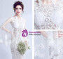 In Stock:Ship in 48 hours White Mermaid Lace Wedding Dress