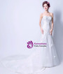In Stock:Ship in 48 hours Mermaid Sweetheart Appliques Wedding Dress