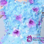 In Stock:Ship in 48 hours Blue Sleeveless Tulle Flower Girl Dress