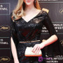 In Stock:Ship in 48 hours Mermaid Black Sequins V-neck Short Sleeve Prom Dress