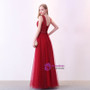 In Stock:Ship in 48 hours Red Deep V-neck Backless Prom Dress