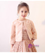 In Stock:Ship in 48 hours Pink Off The Shoulder Flower Girl Dress