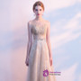 In Stock:Ship in 48 hours Gold Tulle Bling Bling With Sash Prom Dress