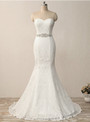 In Stock:Ship in 48 hours Mermaid Lace Sweetheart Lace Wedding Dress