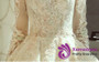 In Stock:Ship in 48 hours Long Sleeve Backless Appliques Wedding Dress