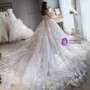 In Stock:Ship in 48 hours Ball Gown White Off The Shoulder Wedding Dress