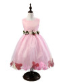 In Stock:Ship in 48 hours Pink Flower Tulle Flower Girl Dress