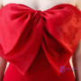 In Stock:Ship in 48 hours Red Mermaid Strapless Prom Dress
