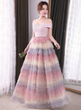 In Stock:Ship in 48 hours Off The Shoulder Tulle Prom Dress