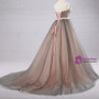 Ball Gown Gray Tulle Sweetheart With Beading Wedding Dress