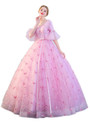 In Stock:Ship in 48 hours Ready To Ship Pink Ball Gown Quinceanera Dresses