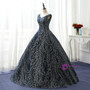 In Stock:Ship in 48 hours Ready To Ship Blue Sequins Bling Bling Prom Dress