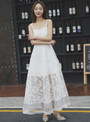 In Stock:Ship in 48 hours Ready To Ship Straps Tulle Appliques Wedding Dress