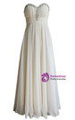 A-Line Sweetheart Neck Chiffon Floor Length Bridesmaid Dress