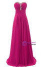 A-Line Sweetheart Neck Chiffon Floor Length Bridesmaid Dress