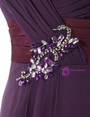 A-Line Sweetheart Pleats Bridesmaid Dress With Crystal