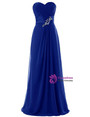 A-Line Sweetheart Pleats Bridesmaid Dress With Crystal