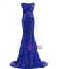 Mermaid Sequins Sweetheart Sleeveless Prom Dress