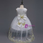 In Stock:Ship in 48 hours Ready To Wear White Tulle Appliques Girl Dress