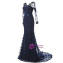 Mermaid Lace Long Sleeve Cheap Mother Of The Bride Dresses