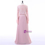 A-line Chiffon Lace Pink Mother Of The Bride Dresses