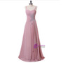 A-line Pink Chiffon Beaded Mother Of The Bride Dresses With Jacket