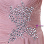 A-line Pink Chiffon Beaded Mother Of The Bride Dresses With Jacket