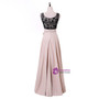 A-line Chiffon Lace Champagne Mother Of The Bride Dresses With Jacket