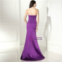 Purple Mermaid Satin Sweetheart Backless Prom Dress