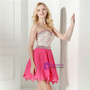 Sweetheart Neck Chiffon Beading Crystal Homecoming Dress