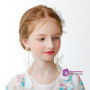 Princess Crown White Hair Garland Little Girl Edge Clip