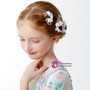 Flower Girl Accessories Princess Crown Hair Accessories White Edge Cli