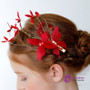 Children's Flower Girl Headdress Red Hairband Accessories