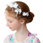 Tiara Hair Accessories Corolla White Princess Crown Clip For Girls