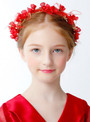 Children's Red Accessories Headdress Garland Headdress