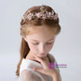 Children's Tiara Pink Flower Crown Princess Accessories