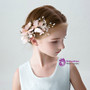 Girls Hairpin Pink Butterfly Flower Rhinestone Hairpin