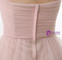 Pink Tulle Sweetheart With Pleats Beading Homecoming Dress