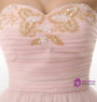 Pink Tulle Sweetheart With Pleats Beading Homecoming Dress