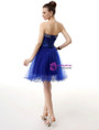 Royal Blue Sweetheart With Beading Homecoming Dress