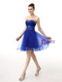 Royal Blue Sweetheart With Beading Homecoming Dress