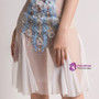 In Stock:Ship in 48 hours White Allure See Through Prom Dress
